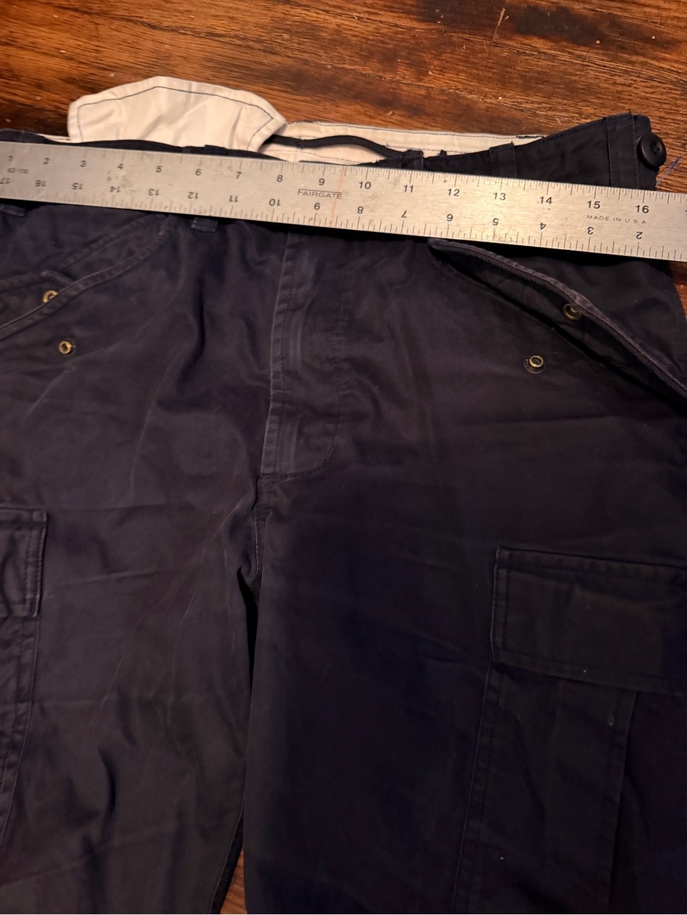 Maharishi OG 107 Crew Cargo Pants Military Utility Tactical Cotton Medium Black - Picture 7 of 8